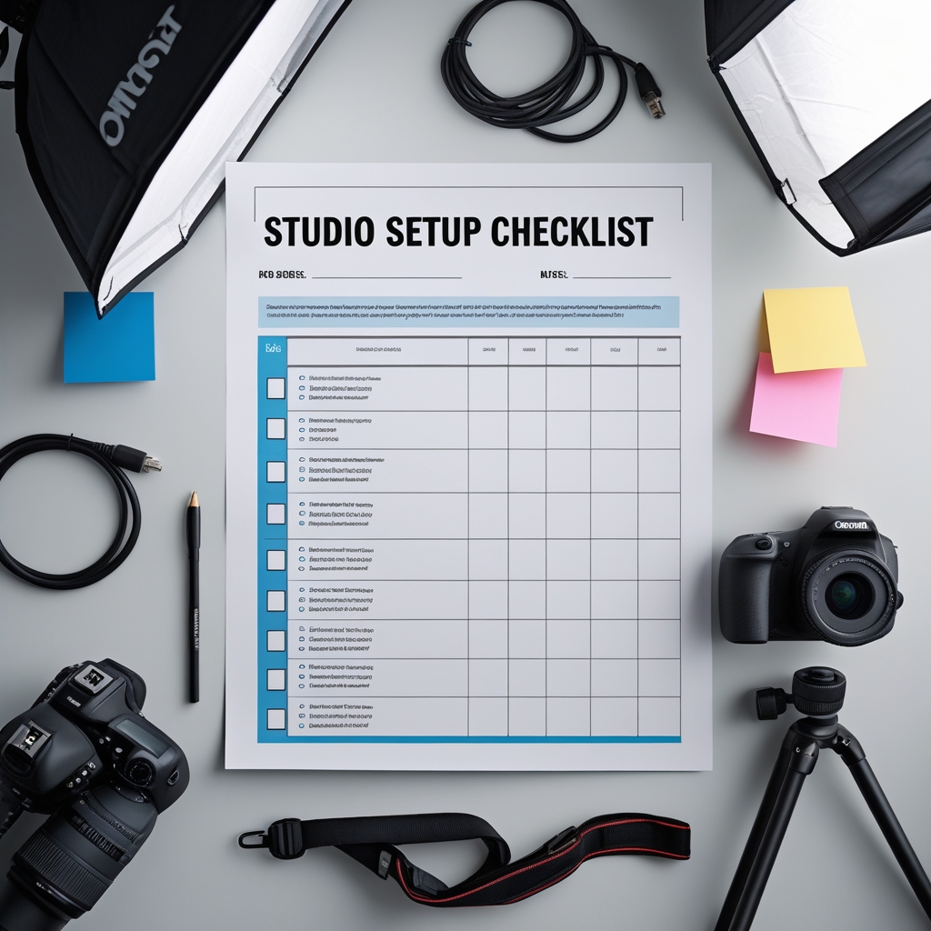 Studio Setup Checklist